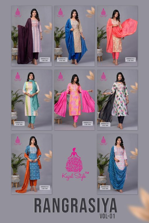 Diya Trends Rangrasiya Vol 1 by Kajal Style Kurti with Dupatta Bottom Silk Catalog 8 Pcs 11 510x765 - Diya Trends Rangrasiya Vol 1 by Kajal Style Kurti with Dupatta Bottom Silk Catalog 8 Pcs