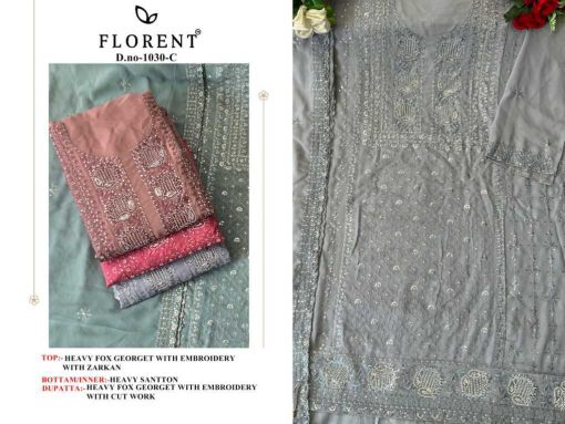 Florent DN 1030 A D Georgette Salwar Suit Catalog 4 Pcs 3 510x383 - Florent DN 1030 A-D Georgette Salwar Suit Catalog 4 Pcs