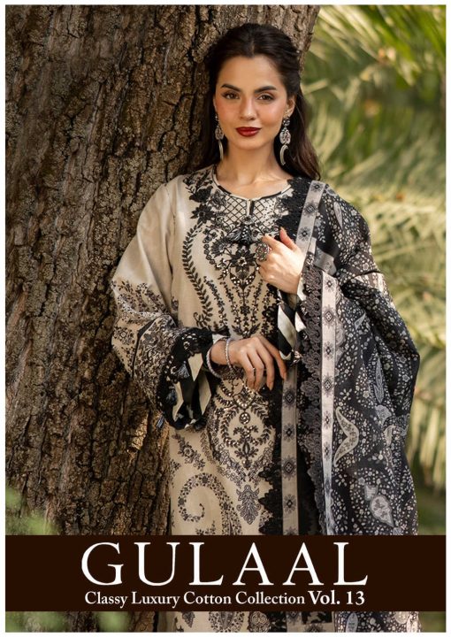 Gulaal Classy Luxury Cotton Collection Vol 13 Salwar Suit Catalog 10 Pcs 20 510x720 - Gulaal Classy Luxury Cotton Collection Vol 13 Salwar Suit Catalog 10 Pcs