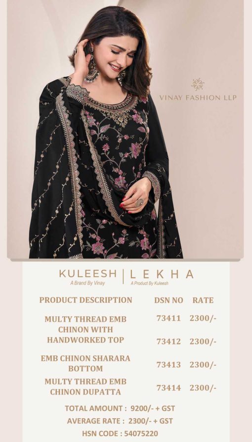 Kuleesh Lekha by Vinay Chinon Salwar Suit Catalog 4 Pcs 11 510x893 - Kuleesh Lekha by Vinay Chinon Salwar Suit Catalog 4 Pcs