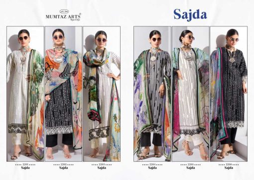 Mumtaz Arts Sajda Satin Salwar Suit Catalog 6 Pcs 12 510x362 - Mumtaz Arts Sajda Satin Salwar Suit Catalog 6 Pcs