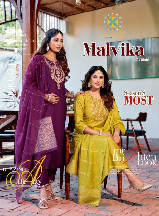 Passion Tree Malvika Vol 1 Kurti with Dupatta Bottom Silk Catalog 8 Pcs 1 510x692 - Passion Tree Malvika Vol 1 Kurti with Dupatta Bottom Silk Catalog 8 Pcs