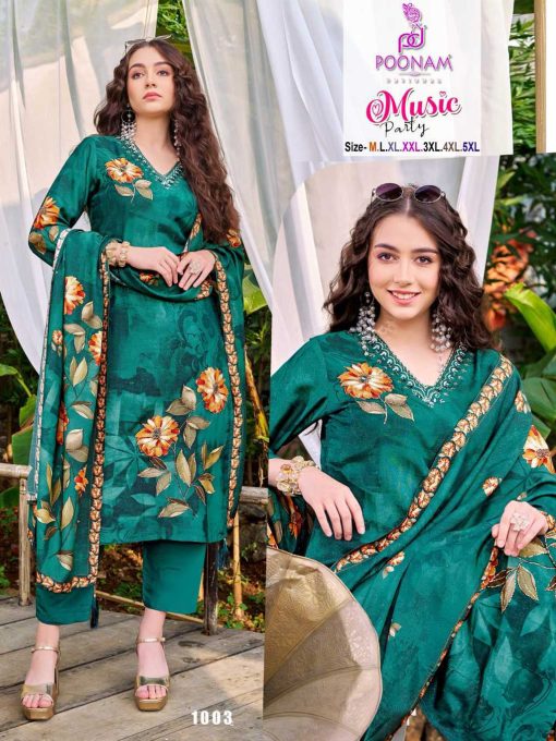 Poonam Music Party Kurti with Dupatta Bottom Muslin Catalog 4 Pcs 3 510x680 - Poonam Music Party Kurti with Dupatta Bottom Muslin Catalog 4 Pcs