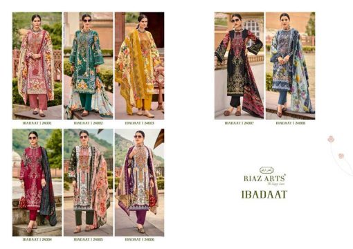 Riaz Arts Ibadaat by Mumtaz Arts Lawn Salwar Suit Catalog 8 Pcs 14 510x360 - Riaz Arts Ibadaat by Mumtaz Arts Lawn Salwar Suit Catalog 8 Pcs