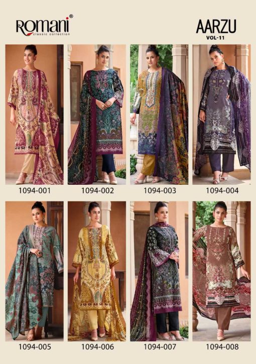 Romani Aarzu Vol 11 Cotton Salwar Suit Catalog 8 Pcs 12 510x725 - Romani Aarzu Vol 11 Cotton Salwar Suit Catalog 8 Pcs