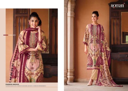 Romani Aarzu Vol 11 Cotton Salwar Suit Catalog 8 Pcs 3 510x363 - Romani Aarzu Vol 11 Cotton Salwar Suit Catalog 8 Pcs