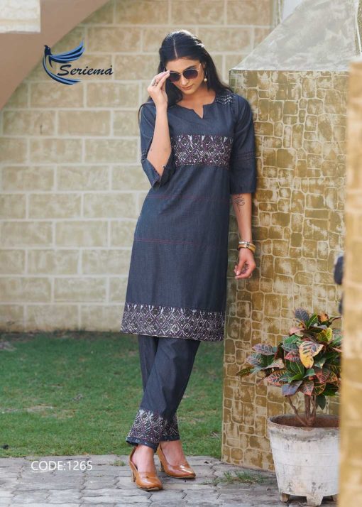 Seriema Kumb Westin Vol 2 Kurti with Pant Cotton Denim Catalog 6 Pcs 14 510x714 - Seriema Kumb Westin Vol 2 Kurti with Pant Cotton Denim Catalog 6 Pcs