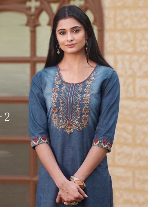 Seriema Kumb Westin Vol 2 Kurti with Pant Cotton Denim Catalog 6 Pcs 3 510x714 - Seriema Kumb Westin Vol 2 Kurti with Pant Cotton Denim Catalog 6 Pcs