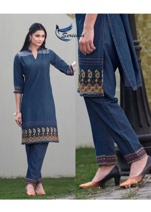 Seriema Kumb Westin Vol 2 Kurti with Pant Cotton Denim Catalog 6 Pcs 4 510x714 - Seriema Kumb Westin Vol 2 Kurti with Pant Cotton Denim Catalog 6 Pcs