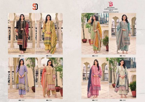 Sharddha Bin Saeed Lawn Collection Vol 13 Salwar Suit Catalog 8 Pcs 12 510x360 - Sharddha Bin Saeed Lawn Collection Vol 13 Salwar Suit Catalog 8 Pcs