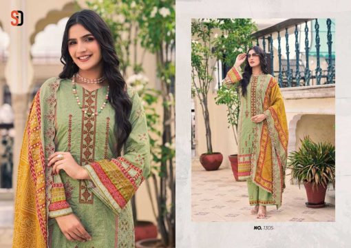 Sharddha Bin Saeed Lawn Collection Vol 13 Salwar Suit Catalog 8 Pcs 4 510x360 - Sharddha Bin Saeed Lawn Collection Vol 13 Salwar Suit Catalog 8 Pcs