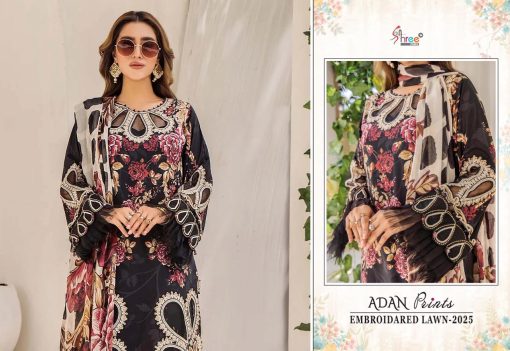 Shree Fabs Adan Prints Embroidered Lawn 2025 Chiffon Cotton Salwar Suit Catalog 7 Pcs 2 510x351 - Shree Fabs Adan Prints Embroidered Lawn 2025 Chiffon Cotton Salwar Suit Catalog 7 Pcs