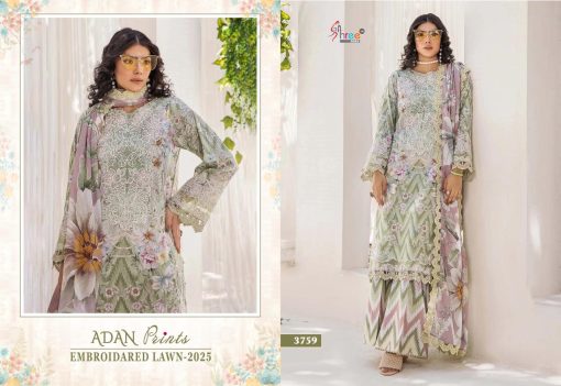 Shree Fabs Adan Prints Embroidered Lawn 2025 Chiffon Cotton Salwar Suit Catalog 7 Pcs 8 510x351 - Shree Fabs Adan Prints Embroidered Lawn 2025 Chiffon Cotton Salwar Suit Catalog 7 Pcs