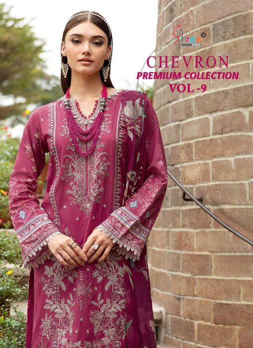 Shree Fabs Chevron Premium Collection Vol 9 Chiffon Cotton Salwar Suit Catalog 8 Pcs 1 510x702 - Shree Fabs Chevron Premium Collection Vol 9 Chiffon Cotton Salwar Suit Catalog 8 Pcs