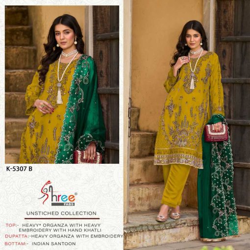 Shree Fabs K 5307 Organza Salwar Suit Catalog 4 Pcs 2 510x510 - Shree Fabs K 5307 Organza Salwar Suit Catalog 4 Pcs