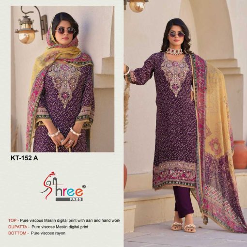 Shree Fabs KT 152 Viscose Salwar Suit Catalog 4 Pcs 3 510x510 - Shree Fabs KT 152 Viscose Salwar Suit Catalog 4 Pcs