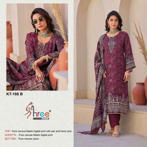 Shree Fabs KT 166 Viscose Salwar Suit Catalog 4 Pcs 7 510x510 - Shree Fabs KT 166 Viscose Salwar Suit Catalog 4 Pcs