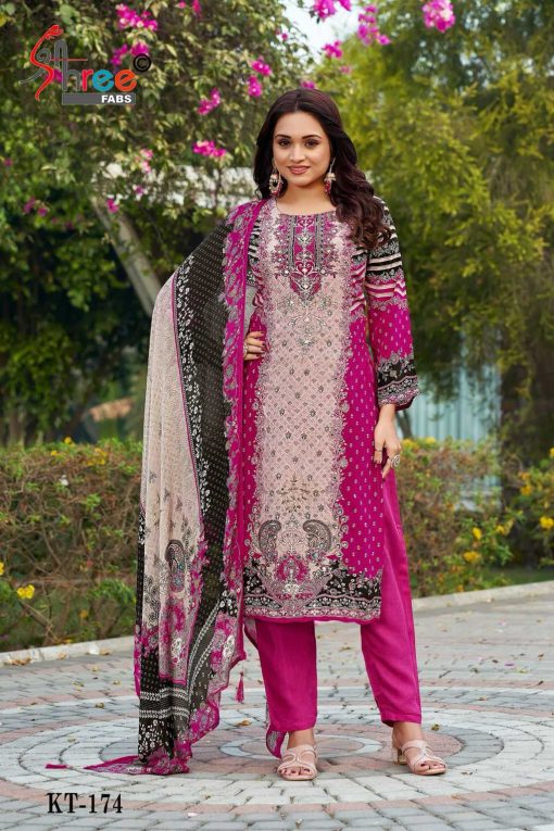 Shree Fabs KT 174 Viscose Salwar Suit Catalog 4 Pcs 4 510x765 - Shree Fabs KT 174 Viscose Salwar Suit Catalog 4 Pcs