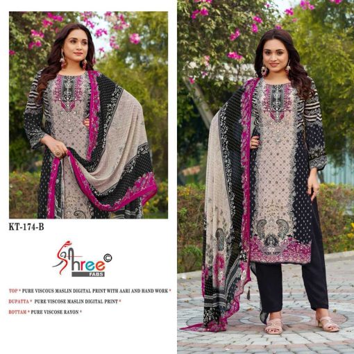 Shree Fabs KT 174 Viscose Salwar Suit Catalog 4 Pcs 6 510x510 - Shree Fabs KT 174 Viscose Salwar Suit Catalog 4 Pcs