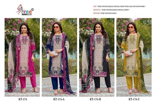 Shree Fabs KT 174 Viscose Salwar Suit Catalog 4 Pcs 8 510x340 - Shree Fabs KT 174 Viscose Salwar Suit Catalog 4 Pcs