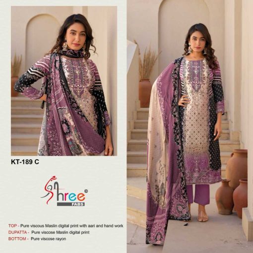 Shree Fabs KT 189 Viscose Salwar Suit Catalog 4 Pcs 7 510x510 - Shree Fabs KT 189 Viscose Salwar Suit Catalog 4 Pcs