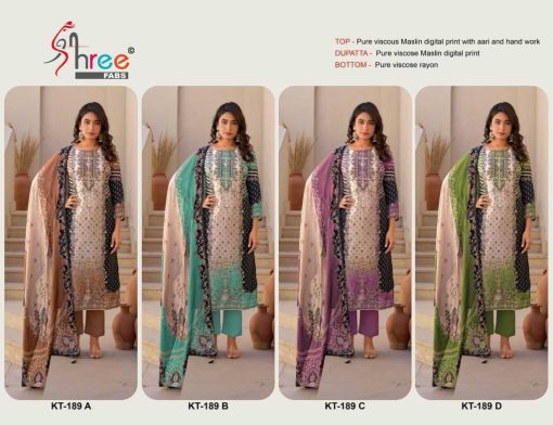 Shree Fabs KT 189 Viscose Salwar Suit Catalog 4 Pcs 8 510x392 - Shree Fabs KT 189 Viscose Salwar Suit Catalog 4 Pcs