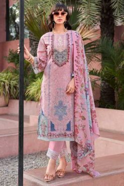 Shree Fabs Mashaal Emb Lawn Collection Vol 1 Chiffon Cotton Salwar Suit Catalog 8 Pcs