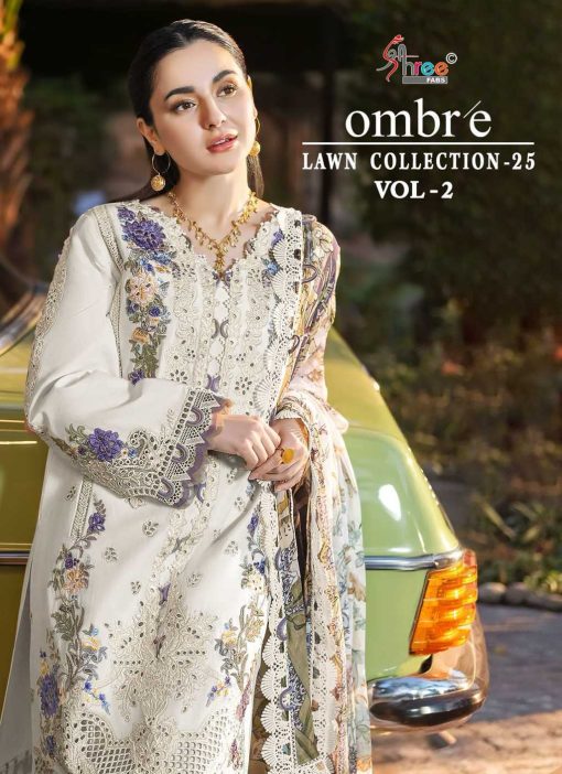 Shree Fabs Ombre Lawn Collection 25 Vol 2 Chiffon Cotton Salwar Suit Catalog 3 Pcs 1 510x702 - Shree Fabs Ombre Lawn Collection 25 Vol 2 Chiffon Cotton Salwar Suit Catalog 3 Pcs