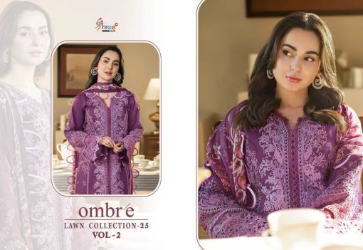 Shree Fabs Ombre Lawn Collection 25 Vol 2 Chiffon Cotton Salwar Suit Catalog 3 Pcs 2 510x351 - Shree Fabs Ombre Lawn Collection 25 Vol 2 Chiffon Cotton Salwar Suit Catalog 3 Pcs