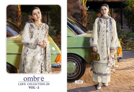 Shree Fabs Ombre Lawn Collection 25 Vol 2 Chiffon Cotton Salwar Suit Catalog 3 Pcs 5 510x351 - Shree Fabs Ombre Lawn Collection 25 Vol 2 Chiffon Cotton Salwar Suit Catalog 3 Pcs