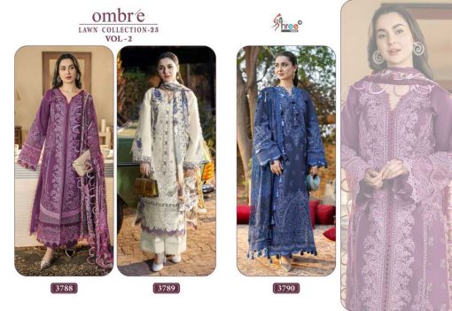 Shree Fabs Ombre Lawn Collection 25 Vol 2 Chiffon Cotton Salwar Suit Catalog 3 Pcs 8 510x351 - Shree Fabs Ombre Lawn Collection 25 Vol 2 Chiffon Cotton Salwar Suit Catalog 3 Pcs