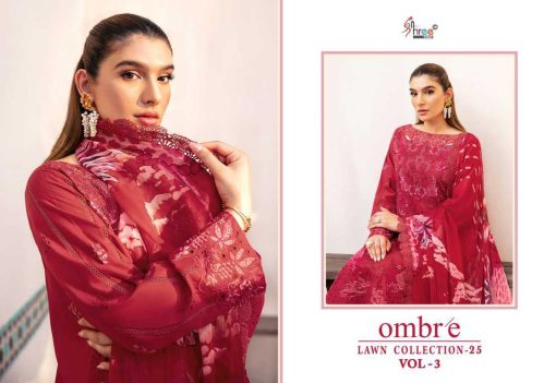 Shree Fabs Ombre Lawn Collection 25 Vol 3 Chiffon Cotton Salwar Suit Catalog 6 Pcs 8 510x351 - Shree Fabs Ombre Lawn Collection 25 Vol 3 Chiffon Cotton Salwar Suit Catalog 6 Pcs