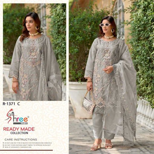 Shree Fabs R 1371 A D Organza Readymade Salwar Suit Catalog 4 Pcs 12 510x510 - Shree Fabs R 1371 A-D Organza Readymade Salwar Suit Catalog 4 Pcs