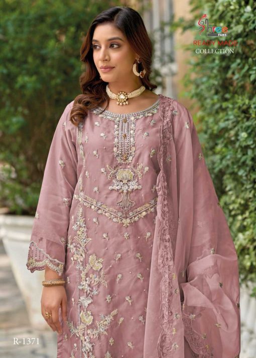 Shree Fabs R 1371 A D Organza Readymade Salwar Suit Catalog 4 Pcs 2 510x714 - Shree Fabs R 1371 A-D Organza Readymade Salwar Suit Catalog 4 Pcs