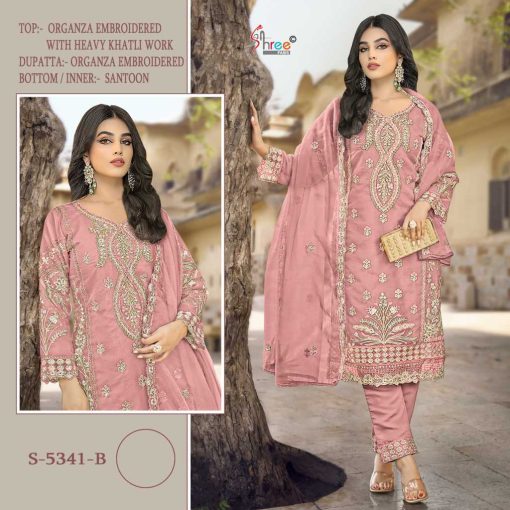 Shree Fabs S 5341 A D Organza Salwar Suit Catalog 4 Pcs 3 510x510 - Shree Fabs S 5341 A-D Organza Salwar Suit Catalog 4 Pcs