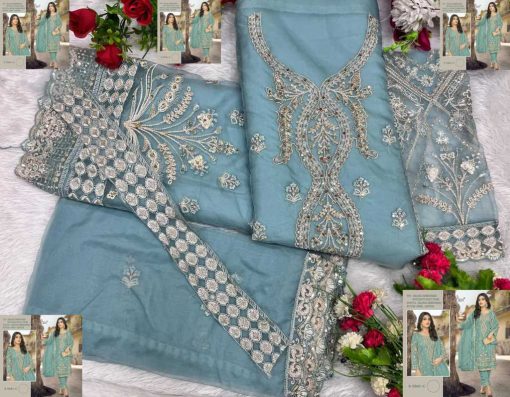 Shree Fabs S 5341 A D Organza Salwar Suit Catalog 4 Pcs 5 510x397 - Shree Fabs S 5341 A-D Organza Salwar Suit Catalog 4 Pcs