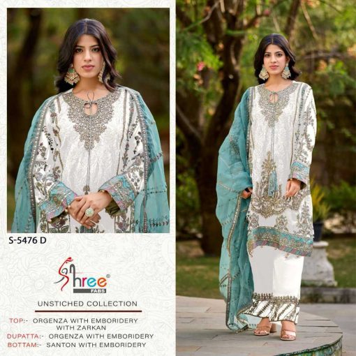 Shree Fabs S 5476 A D Organza Salwar Suit Catalog 4 Pcs 3 510x510 - Shree Fabs S 5476 A-D Organza Salwar Suit Catalog 4 Pcs