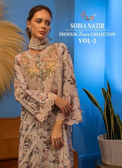 Shree Fabs Sobia Nazir Premium Lawn Collection Vol 2 Chiffon Cotton Salwar Suit Catalog 4 Pcs 3 510x702 - Shree Fabs Sobia Nazir Premium Lawn Collection Vol 2 Chiffon Cotton Salwar Suit Catalog 4 Pcs