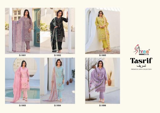 Shree Fabs Tasrif Premium Lawn Collection Vol 1 Chiffon Cotton Salwar Suit Catalog 6 Pcs 10 510x360 - Shree Fabs Tasrif Premium Lawn Collection Vol 1 Chiffon Cotton Salwar Suit Catalog 6 Pcs