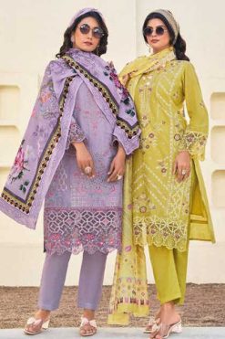 Shree Fabs Tasrif Premium Lawn Collection Vol 1 Chiffon Cotton Salwar Suit Catalog 6 Pcs