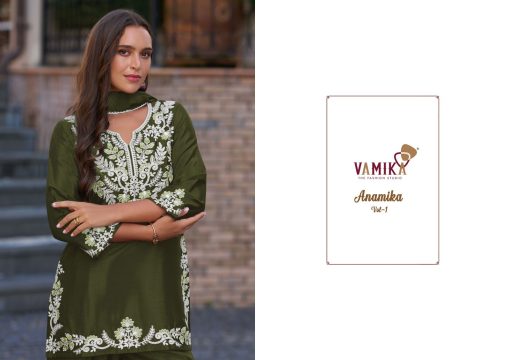 Vamika Anamika Vol 1 Chinon Kurti with Dupatta Palazzo Catalog 5 Pcs 1 510x360 - Vamika Anamika Vol 1 Chinon Kurti with Dupatta Sharara Catalog 5 Pcs