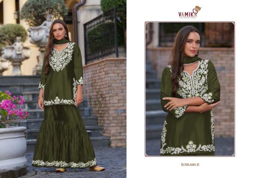 Vamika Anamika Vol 1 Chinon Kurti with Dupatta Palazzo Catalog 5 Pcs 7 510x360 - Vamika Anamika Vol 1 Chinon Kurti with Dupatta Sharara Catalog 5 Pcs