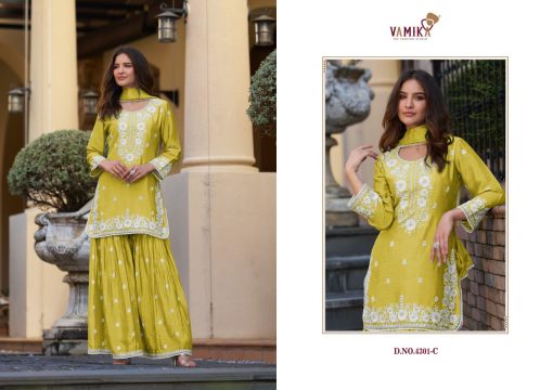 Vamika Anamika Vol 2 Chinon Kurti with Dupatta Sharara Catalog 5 Pcs 6 510x360 - Vamika Anamika Vol 2 Chinon Kurti with Dupatta Sharara Catalog 5 Pcs