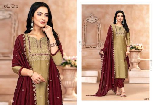 Vishnu Jasmeen Vol 2 Silk Salwar Suit Catalog 12 Pcs 11 510x348 - Vishnu Jasmeen Vol 2 Silk Salwar Suit Catalog 12 Pcs