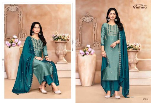 Vishnu Jasmeen Vol 2 Silk Salwar Suit Catalog 12 Pcs 3 510x348 - Vishnu Jasmeen Vol 2 Silk Salwar Suit Catalog 12 Pcs