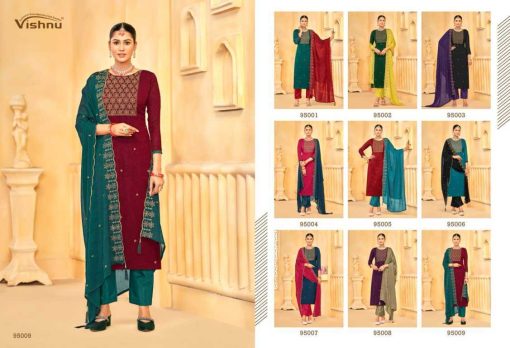 Vishnu Rehnuma Silk Salwar Suit Catalog 9 Pcs 10 510x348 - Vishnu Rehnuma Silk Salwar Suit Catalog 9 Pcs