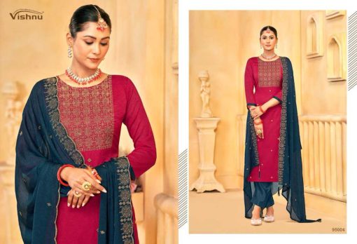 Vishnu Rehnuma Silk Salwar Suit Catalog 9 Pcs 5 510x348 - Vishnu Rehnuma Silk Salwar Suit Catalog 9 Pcs