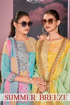 Zulfat Summer Breeze by Belliza Cotton Salwar Suit Catalog 6 Pcs