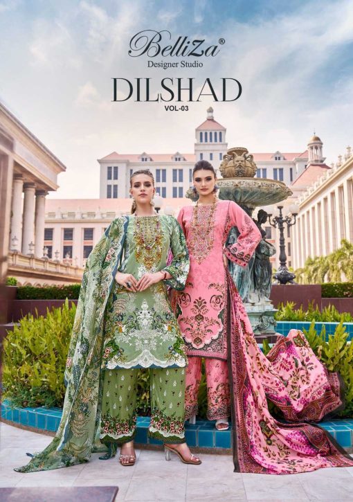 Belliza Dilshad Vol 3 Viscose Salwar Suit Catalog 8 Pcs 1 510x725 - Belliza Dilshad Vol 3 Viscose Salwar Suit Catalog 8 Pcs