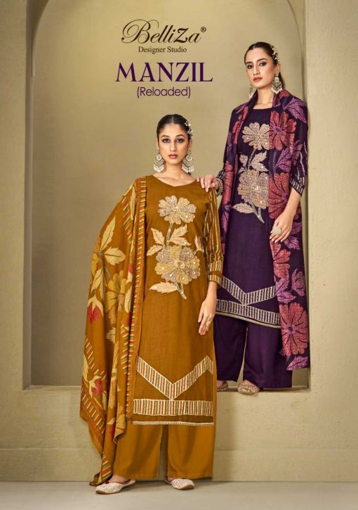 Belliza Manzil Viscose Salwar Suit Catalog 6 Pcs 1 510x725 - Belliza Manzil Viscose Salwar Suit Catalog 6 Pcs